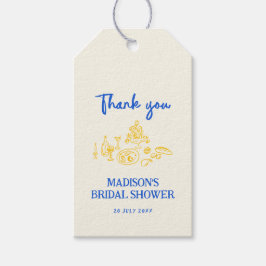 La Dolce Vita Hand Getekende Bruidsdouche Cadeaulabel