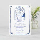 La Dolce Vita handgetekende citroenen vrijgezellen Kaart (Staand voorkant)