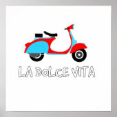 "La Dolce Vita" Het zoete leven Poster (Voorkant)