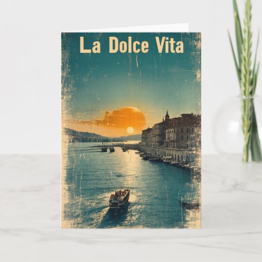 . La Dolce Vita - Inspired by 1960s Posters Kaart (Voorkant)