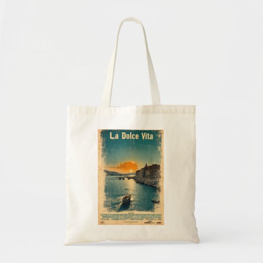 . La Dolce Vita - Inspired by 1960s Posters Tote Bag (Voorkant)