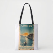. La Dolce Vita - Inspired by 1960s Posters Tote Bag (Voorkant)