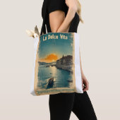 . La Dolce Vita - Inspired by 1960s Posters Tote Bag (Dichtbij)