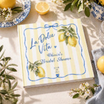La Dolce Vita Italiaans Bruidsfeest Gastboek