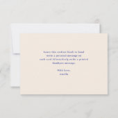 La Dolce Vita Italiaans Bruidsfeest met Citroen Th Bedankkaart (Achterkant)