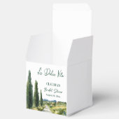 La Dolce Vita Italiaans Bruiloftsfeest Bedankdoosjes (Geopend)