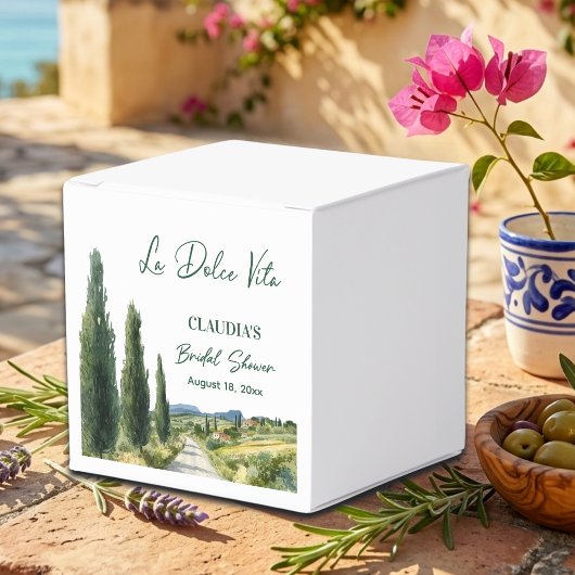 La Dolce Vita Italiaans Bruiloftsfeest Bedankdoosjes