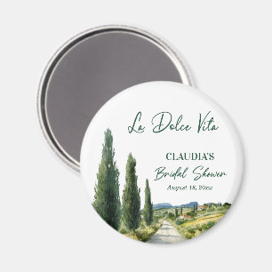 La Dolce Vita Italiaans Bruiloftsfeest Cadeau Magneet