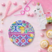 La Dolce Vita Italiaans Citroen bruiloft Papier Bo Papieren Bordje (Feest)