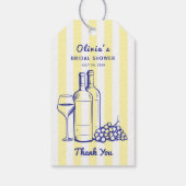 La Dolce Vita Italiaans Citroen Geel Bruidsdiner Cadeaulabel (Achterkant)