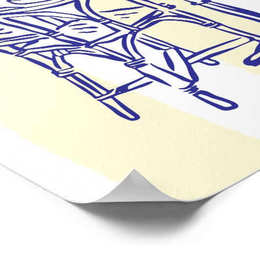 La Dolce Vita Italiaans citroen Vrijgezellenfeest Poster (Hoek)