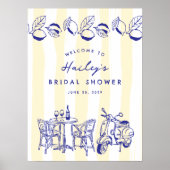 La Dolce Vita Italiaans citroen Vrijgezellenfeest  Poster (Voorkant)