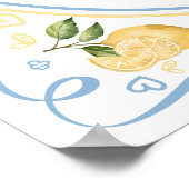 La Dolce Vita Italiaans Citroen Vrijgezellenfeest  Poster (Hoek)