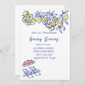 La Dolce Vita Italiaans Citroengeel Kaart (Voorkant / Achterkant)