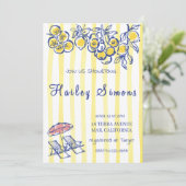 La Dolce Vita Italiaans Citroengeel Kaart (Staand voorkant)