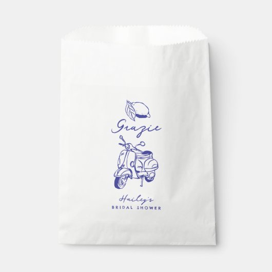 La Dolce Vita Italiaans Citroengeel Vrijgezellenfe Bedankzakje (Voorkant)