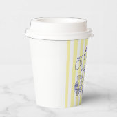 La Dolce Vita Italiaans Citroengeel Vrijgezellenfe Papieren Bekers (Rechts)