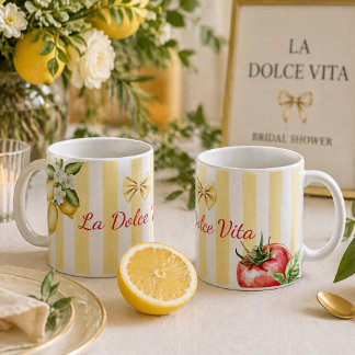 La Dolce Vita Italiaans Citrus & Tomaten Cadeau Koffiemok