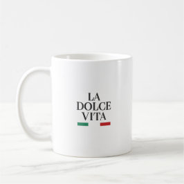 La Dolce Vita Italiaans koffie mok