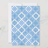 La Dolce Vita Italiaans Middellandse Zee Huwelijks Kaart (Achterkant)