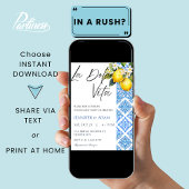 La Dolce Vita Italiaans Middellandse Zee Huwelijks Kaart