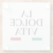 La Dolce Vita Italiaans Onderzetter (Achterkant)