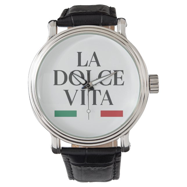 La Dolce Vita Italiaans polshorloge Horloge (Voorkant)