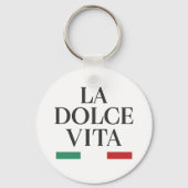 La Dolce Vita Italiaans Sleutelhanger (Voorkant)