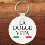 La Dolce Vita Italiaans Sleutelhanger (Voorkant)