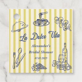 La Dolce Vita Italiaans Vrijgezellenfeest Bedankjes Labels