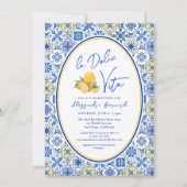 La Dolce Vita Italiaans Vrijgezellenfeest Kaart (Voorkant)