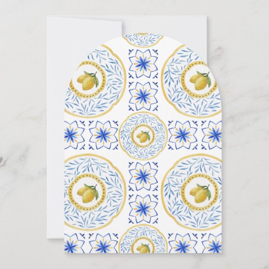 "La Dolce Vita" Italiaans Vrijgezellenfeest Kaart (Achterkant)