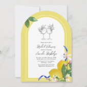 "La Dolce Vita" Italiaans Vrijgezellenfeest Kaart (Voorkant)