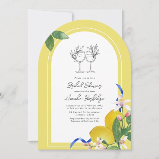 "La Dolce Vita" Italiaans Vrijgezellenfeest Kaart (Voorkant)