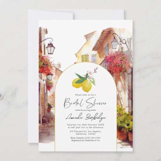 La Dolce Vita, Italiaans Vrijgezellenfeest Kaart (Voorkant)