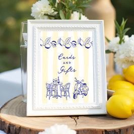 "La Dolce Vita" Italiaans Vrijgezellenfeest Kaarte Poster