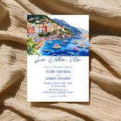 La Dolce Vita Italiaanse Amalfi kust bruiloft Kaart