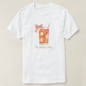 La Dolce Vita Italiaanse Aperol Spritz Coquette T-shirt (Design voorkant)