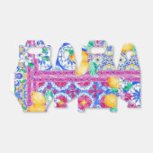 La Dolce Vita Italiaanse citroen Bedankdoosjes (Uitgevouwen)