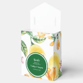 La Dolce Vita Italiaanse citroen bruiloft gunstbox Bedankdoosjes (Geopend)