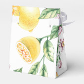 La Dolce Vita Italiaanse citroen bruiloft gunstbox Bedankdoosjes (Achterkant)