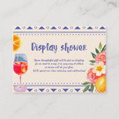 La Dolce Vita Italiaanse citroen display douche Informatiekaartje (Voorkant)