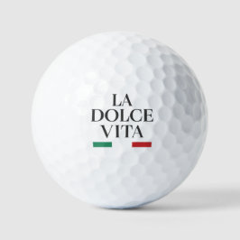 La Dolce Vita Italiaanse golfballen