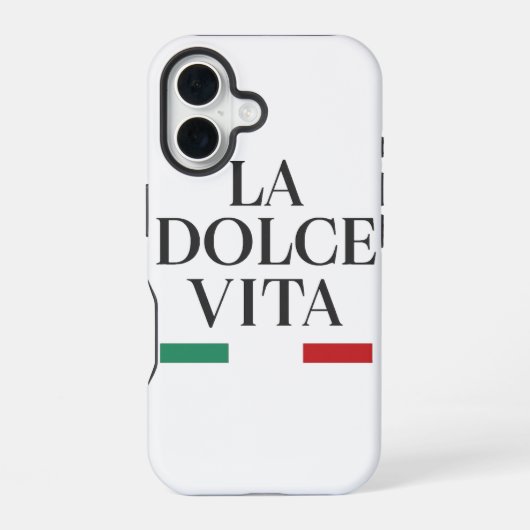 La Dolce Vita Italiaanse i-Phone Case iPhone 16 Hoesje (Achterkant)