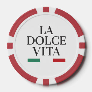 La Dolce Vita Italiaanse Poker Chip – Speel met st