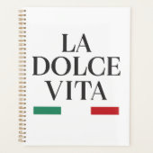 La Dolce Vita Italiaanse spiraalplanner Planner (Voorkant)