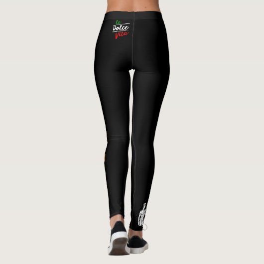 La Dolce Vita Italiaanse Stijl Leggings (Achterkant)
