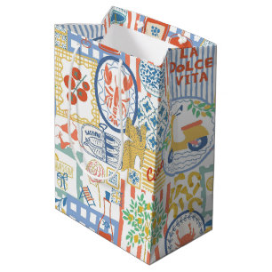 La Dolce Vita Italiaanse Zomer Citroenen Mediterra Medium Cadeauzakje