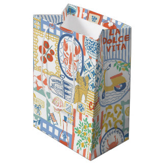La Dolce Vita Italiaanse Zomer Citroenen Mediterra Medium Cadeauzakje