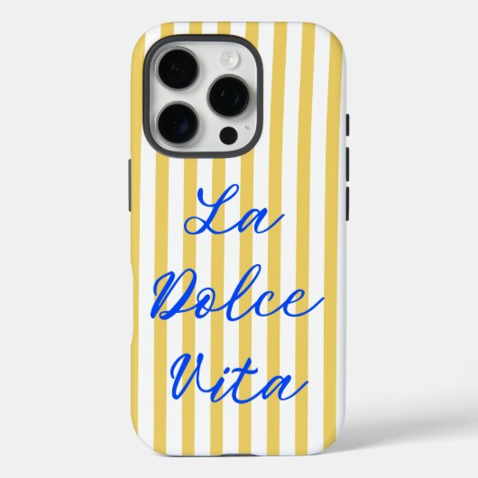 La Dolce Vita Italiaanse zomer vibes Case-Mate iPhone Case (Achterkant)